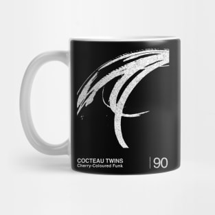 Cherry-Coloured Funk / Minimalist Graphic Artwork Design Mug